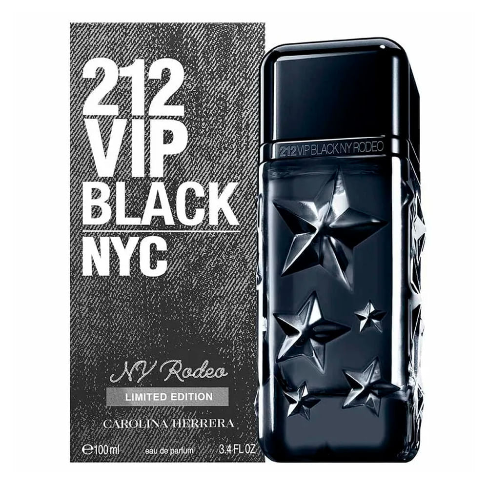 Carolina Herrera 212 Vip Black Ny Rodeo Eau de Parfum Perfume Masculino 100ml