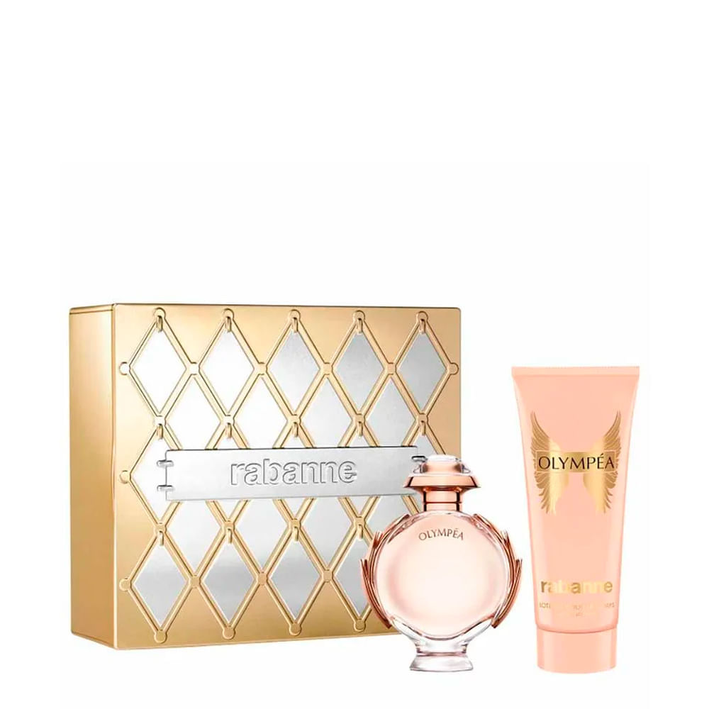 Kit Rabanne Olympéa Eau de Parfum Perfume Feminino 50ml + Body Lotion 100ml