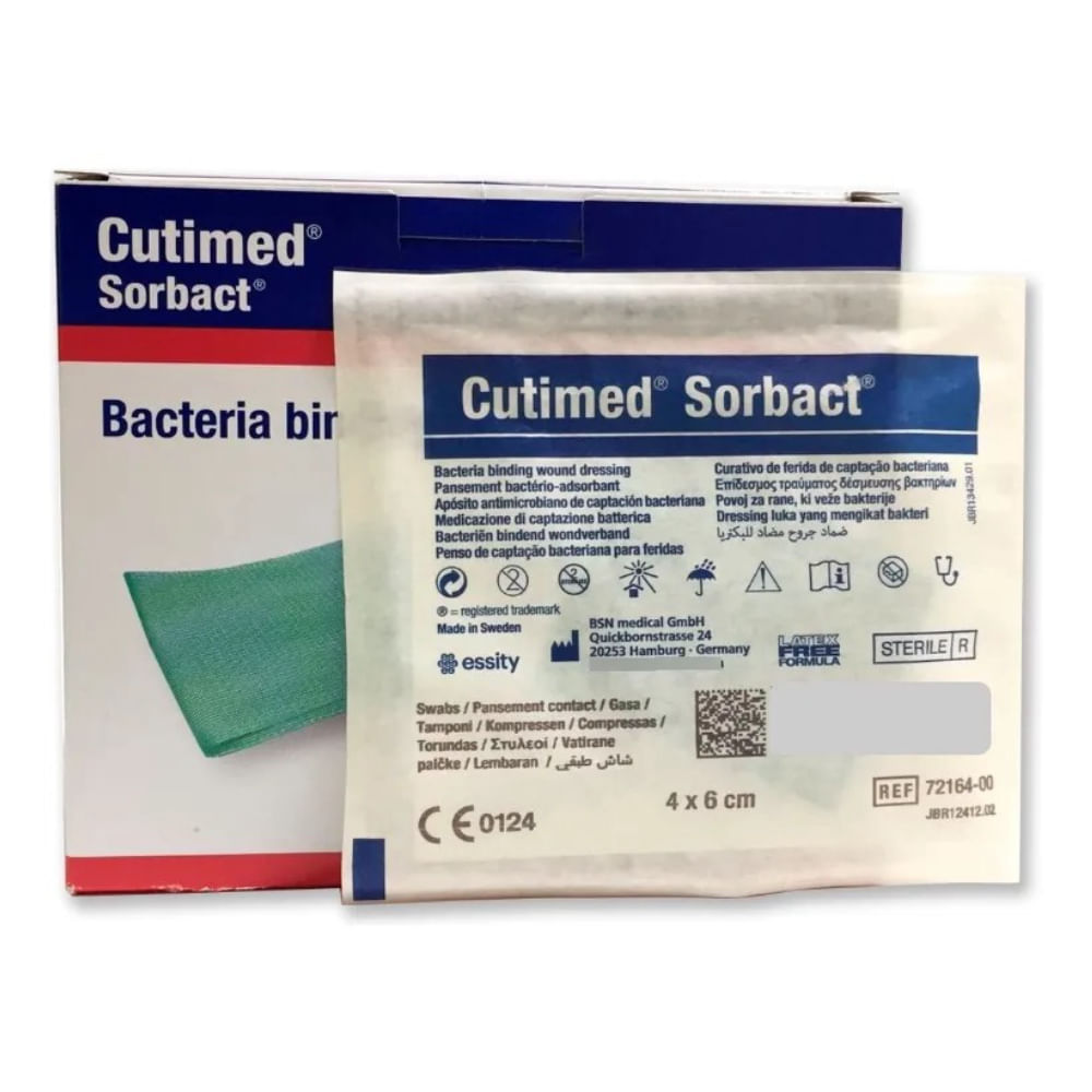 Curativo Antimicrobiano Cutimed Sorbact 4 × 6 Cm Unidade