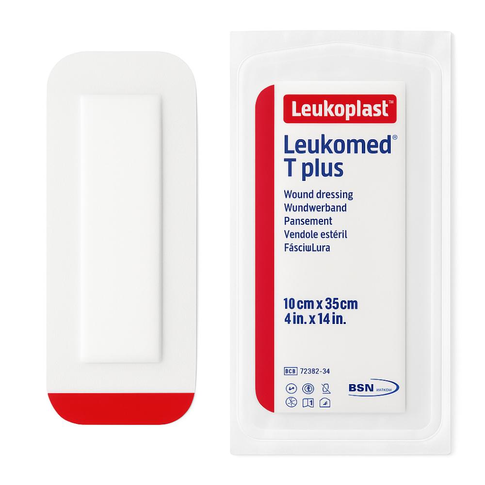 Curativo Filme Transparente Leukomed t plus 10 × 35 cm Unidade Estéril