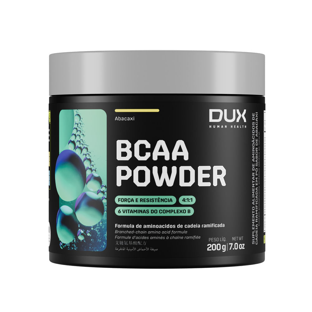Pote BCAA Powder Sabor Abacaxi Dux 200G