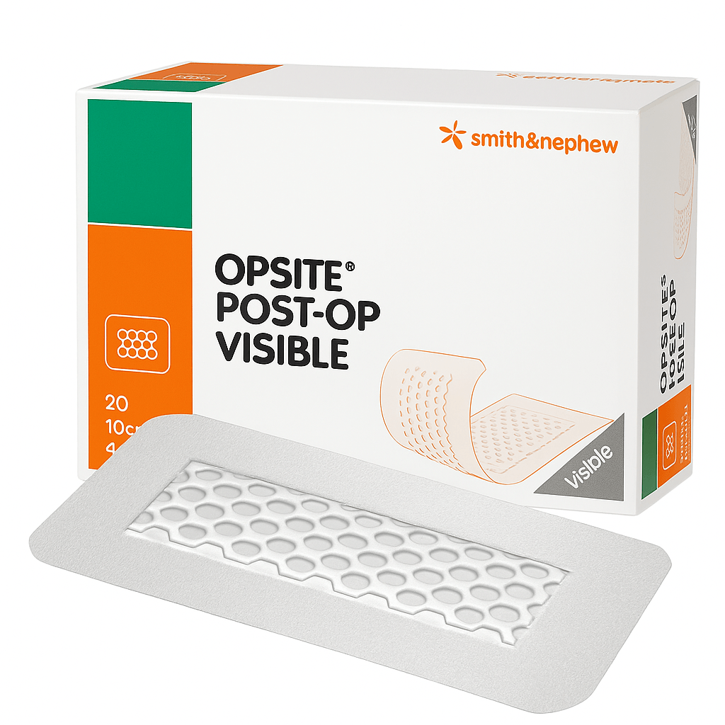 Curativo Transparente Opsite Post‑Op Visible 10 × 8 cm Smith&Nephew