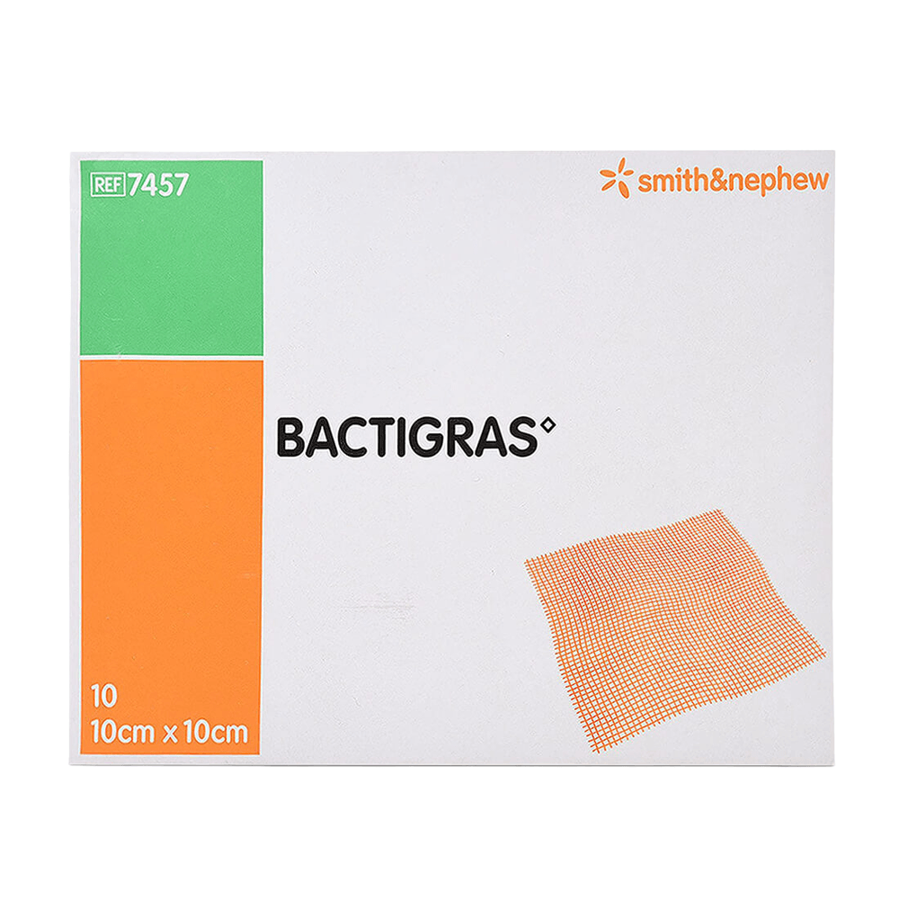 Curativo Antisséptico Bactigras 10×10 cm Unidade