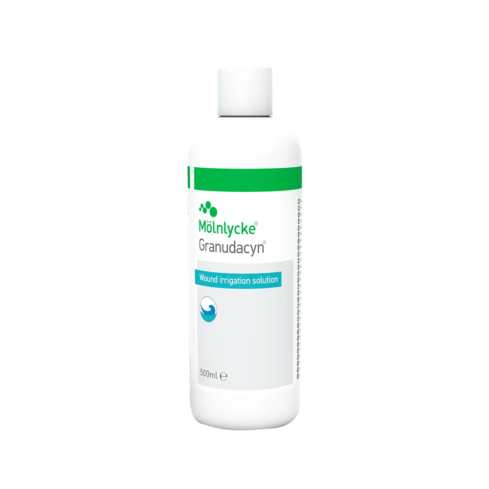 Granudacyn Solução para Limpeza de Feridas 500 ml Molnlycke
