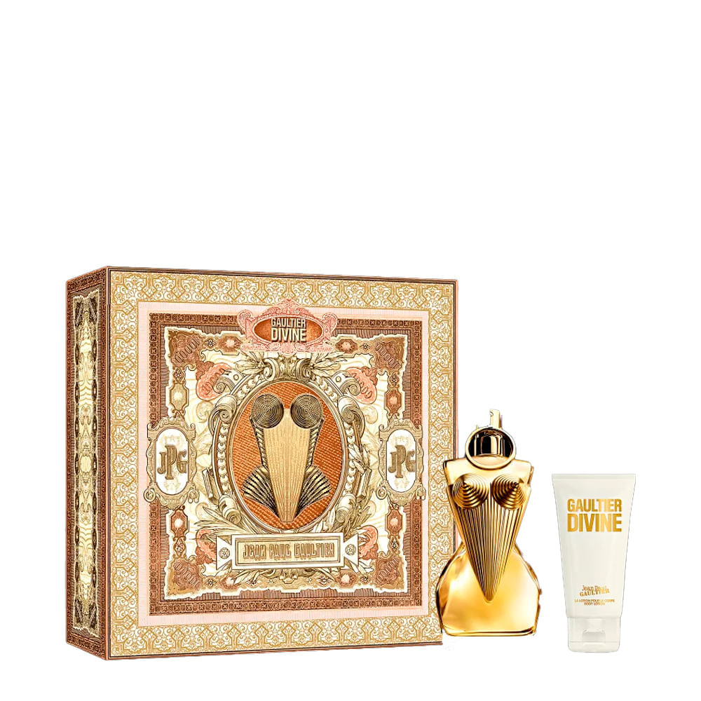 Kit Jean Paul Gaultier Divine Eau de Parfum  Perfume Feminino  50ml + Body Lotion 75ml