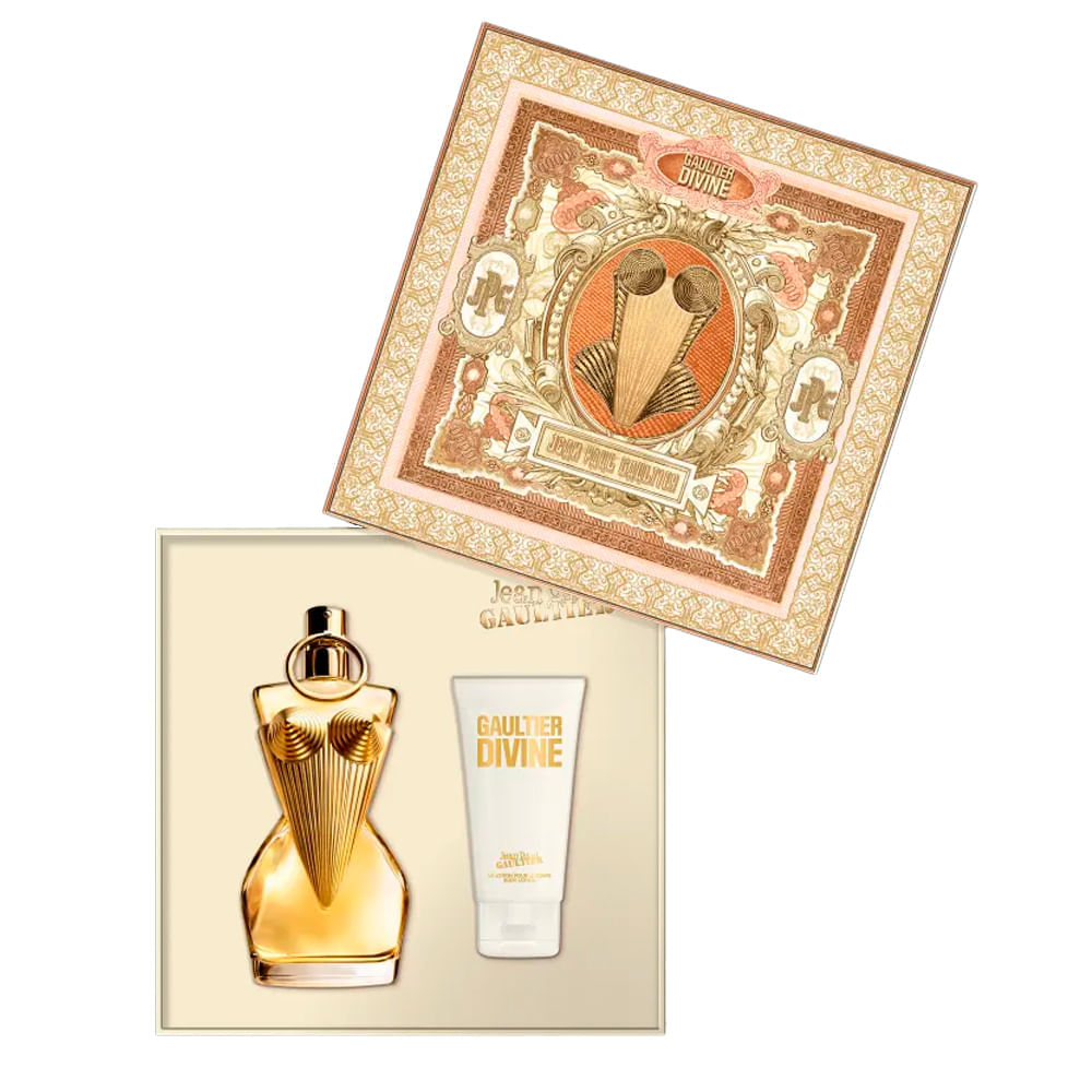 Kit Jean Paul Gaultier Divine Eau de Parfum  Perfume Feminino  50ml + Body Lotion 75ml