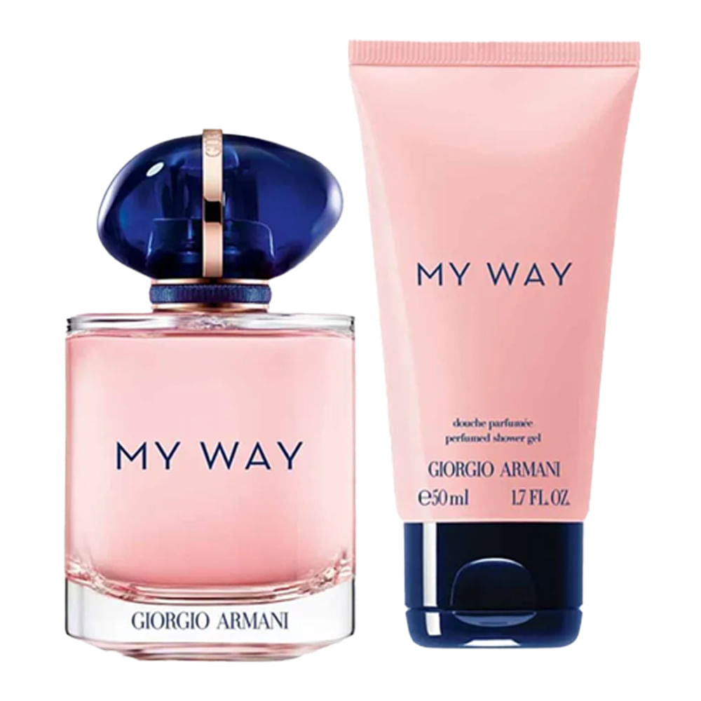 Kit Giorgio Armani My Way EdP Feminino 90ml  +  Sg 50ml