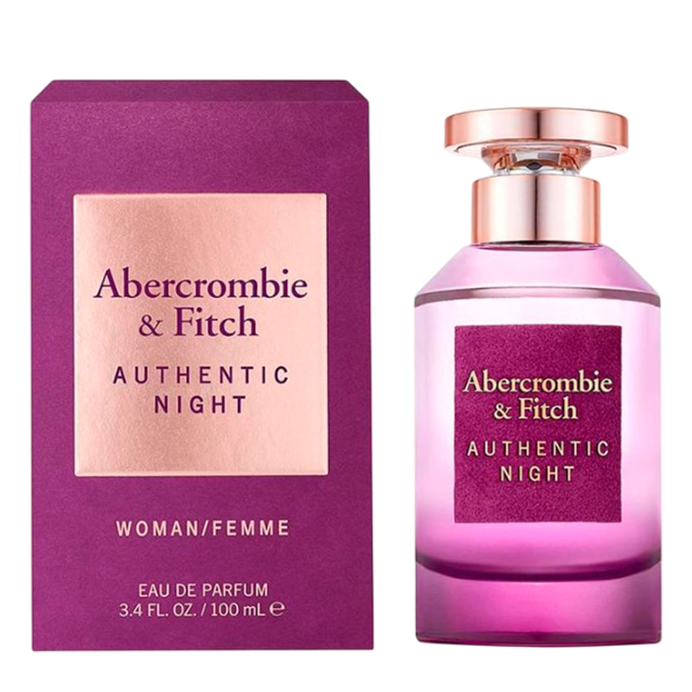 Perfume Feminino Abercrombie & Fitch Authentic Night Woman Eau de Parfum 100ml