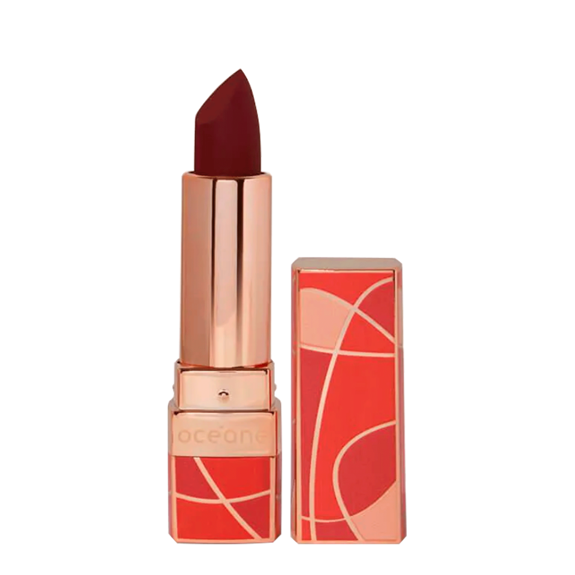 Batom Nude Semi Matte Océane Capri Lipstick Godness Vinho 3,5g