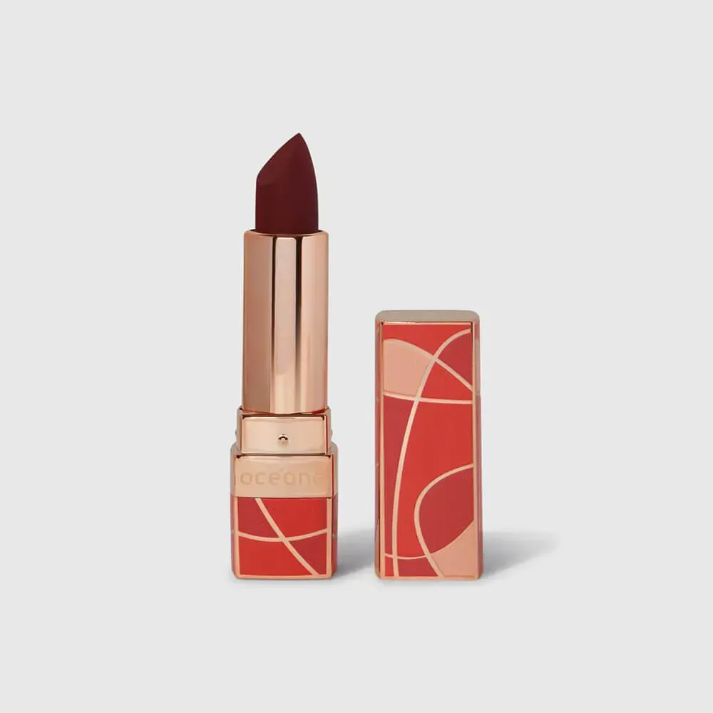 Batom Nude Semi matte Océane Capri Lipstick Godness Vinho 3,5g