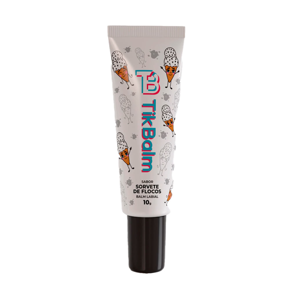 Tik Balm Sorvete Flocos Balm Labial 10g 10g