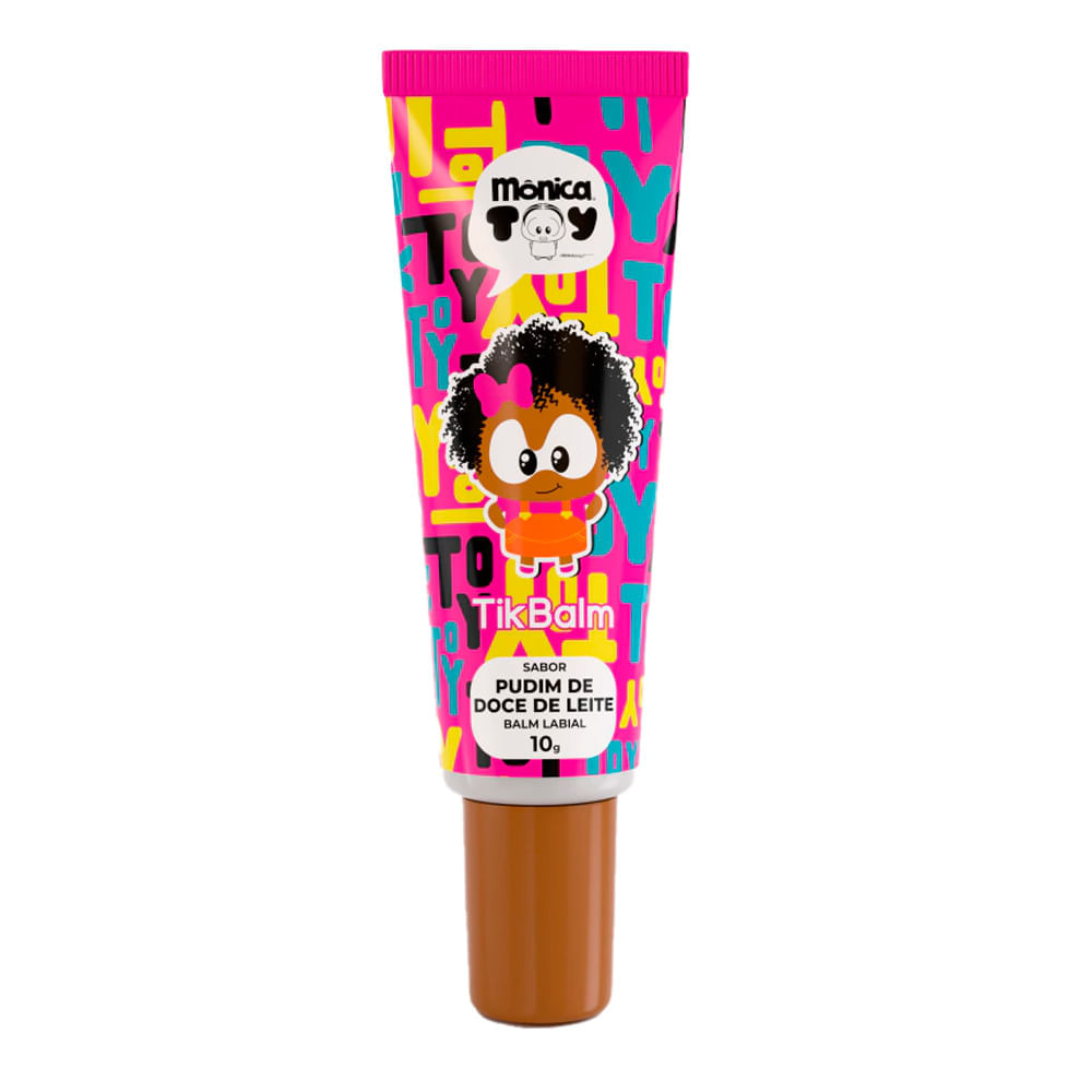 Tik Balm Monica Toy Pudim Doce De Leite  Balm Labial 10g NULO