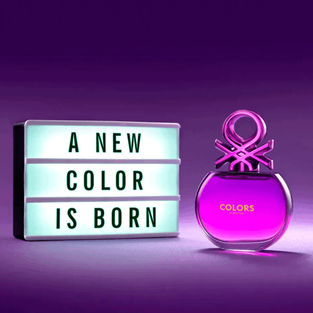 Benetton Colors Purple Eau de Toilette Perfume Feminino 50ml