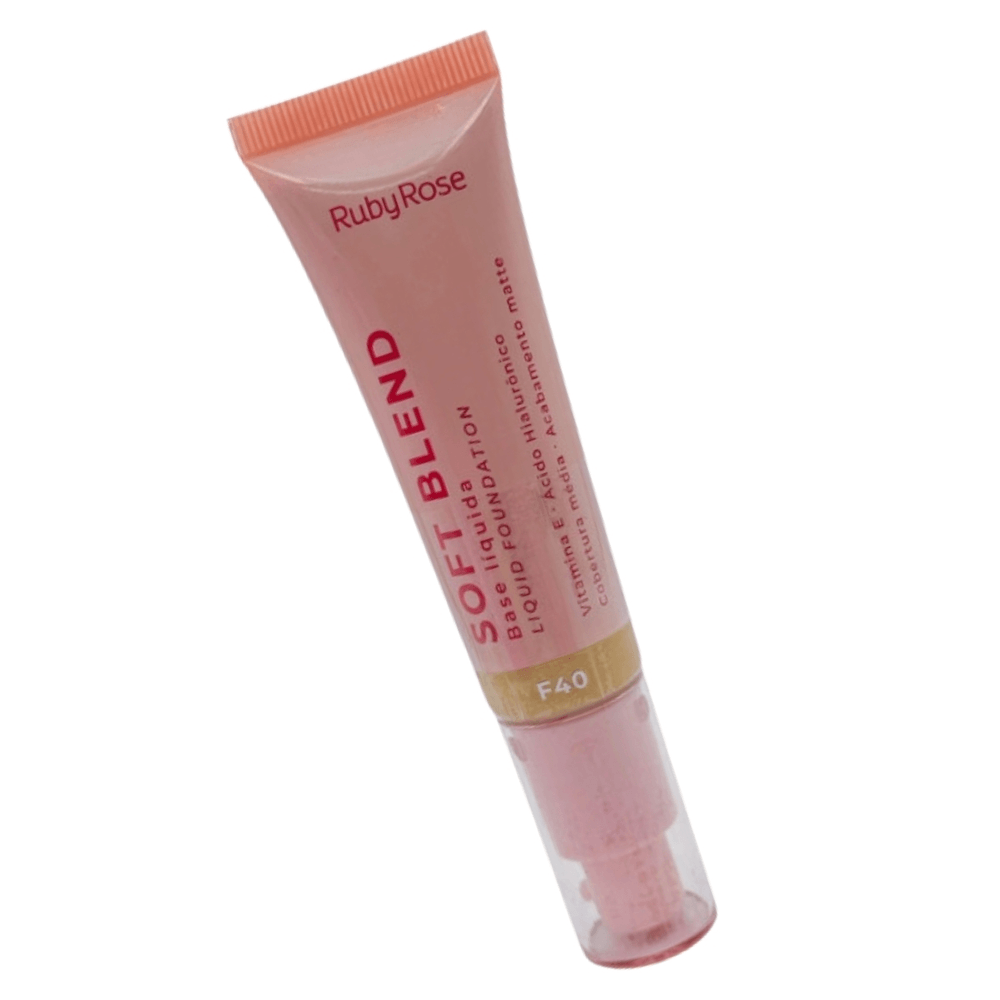 Base Ruby Rose Soft Blend Alta Cobertura 29ml