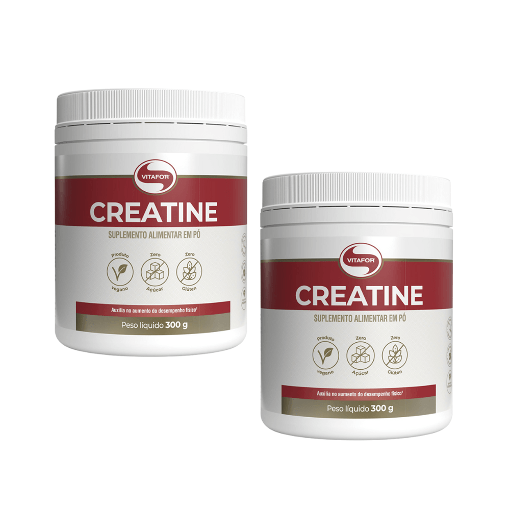 KIT 2 CREATINA CREATINE VITAFOR 300g