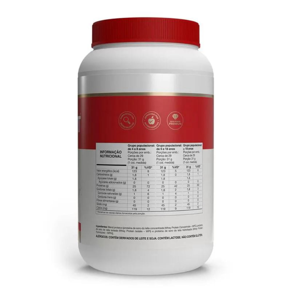 WHEY FORT 3W NEUTRO - 900g - VITAFOR