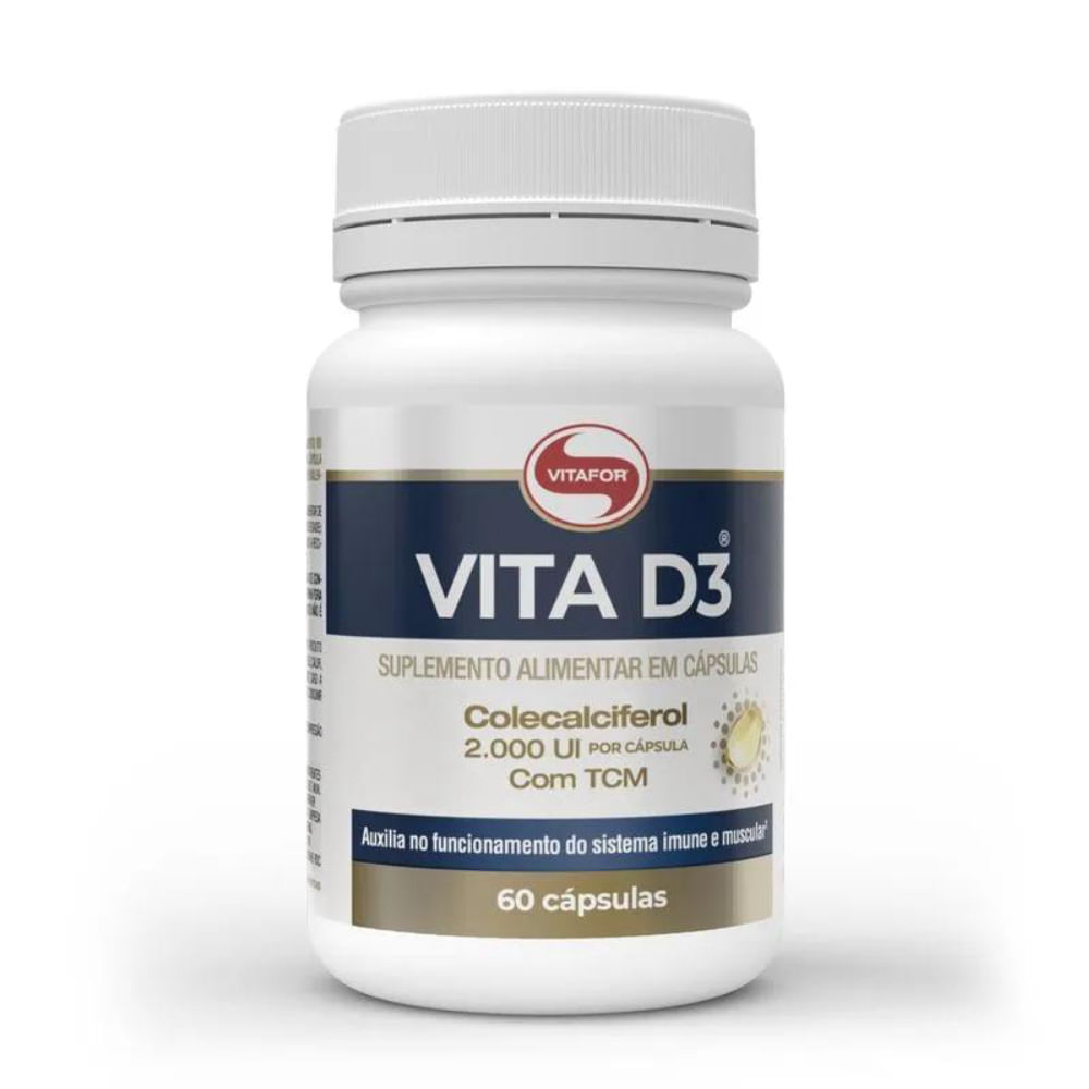 Vita D3 Vitafor 60 Cápsulas