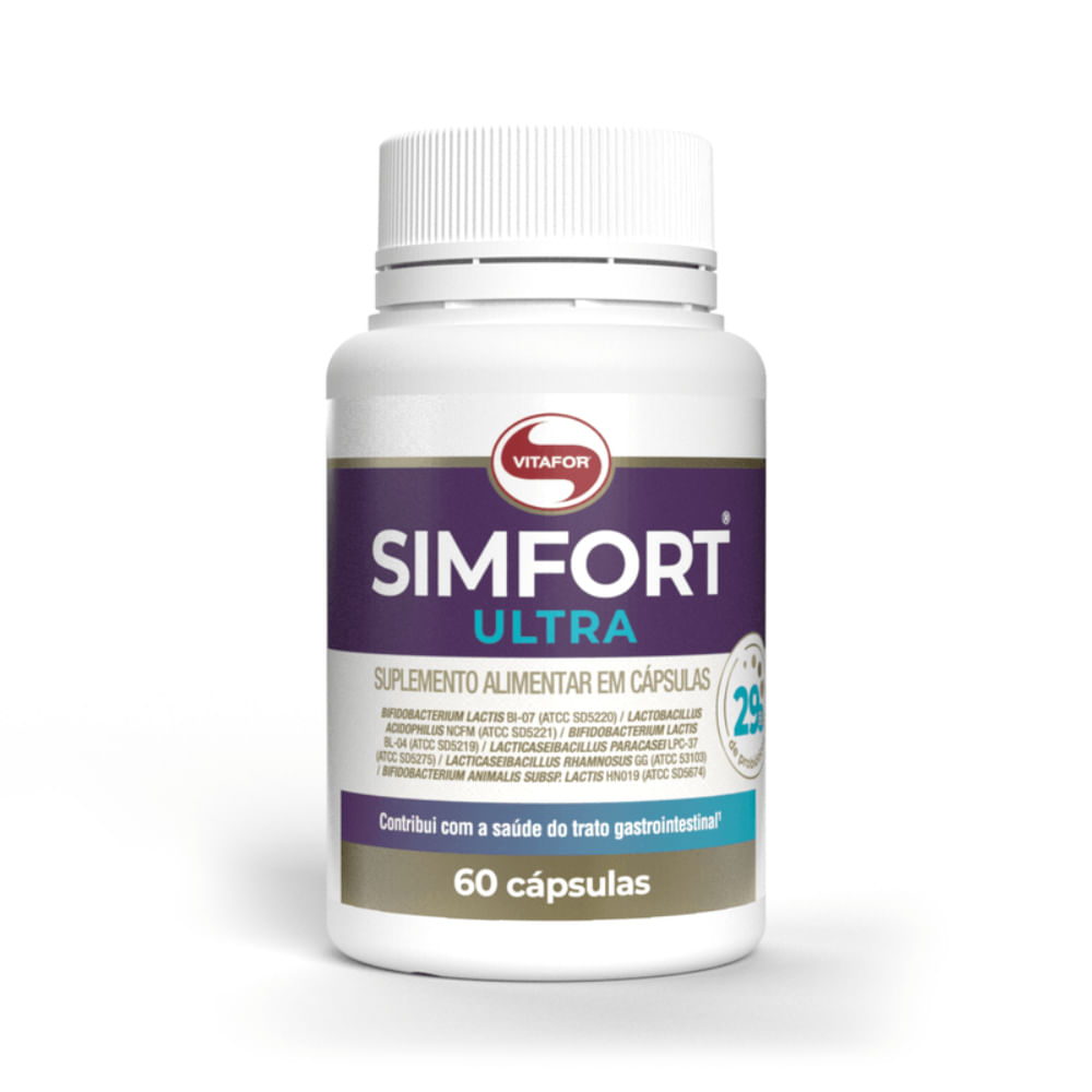 Probiótico Simfort Ultra  Vitafor 60 Cápsulas