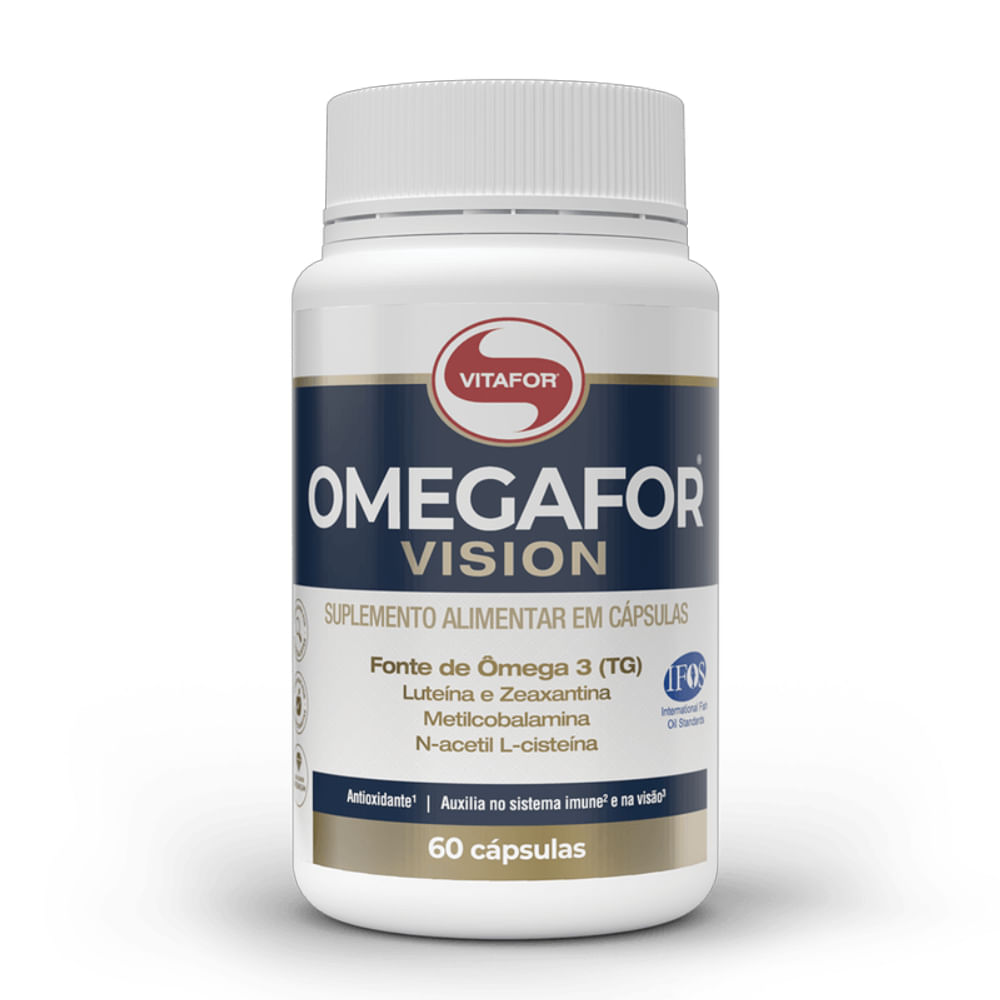 ÔMEGA 3 OMEGAFOR VISION VITAFOR 60 CÁPSULAS