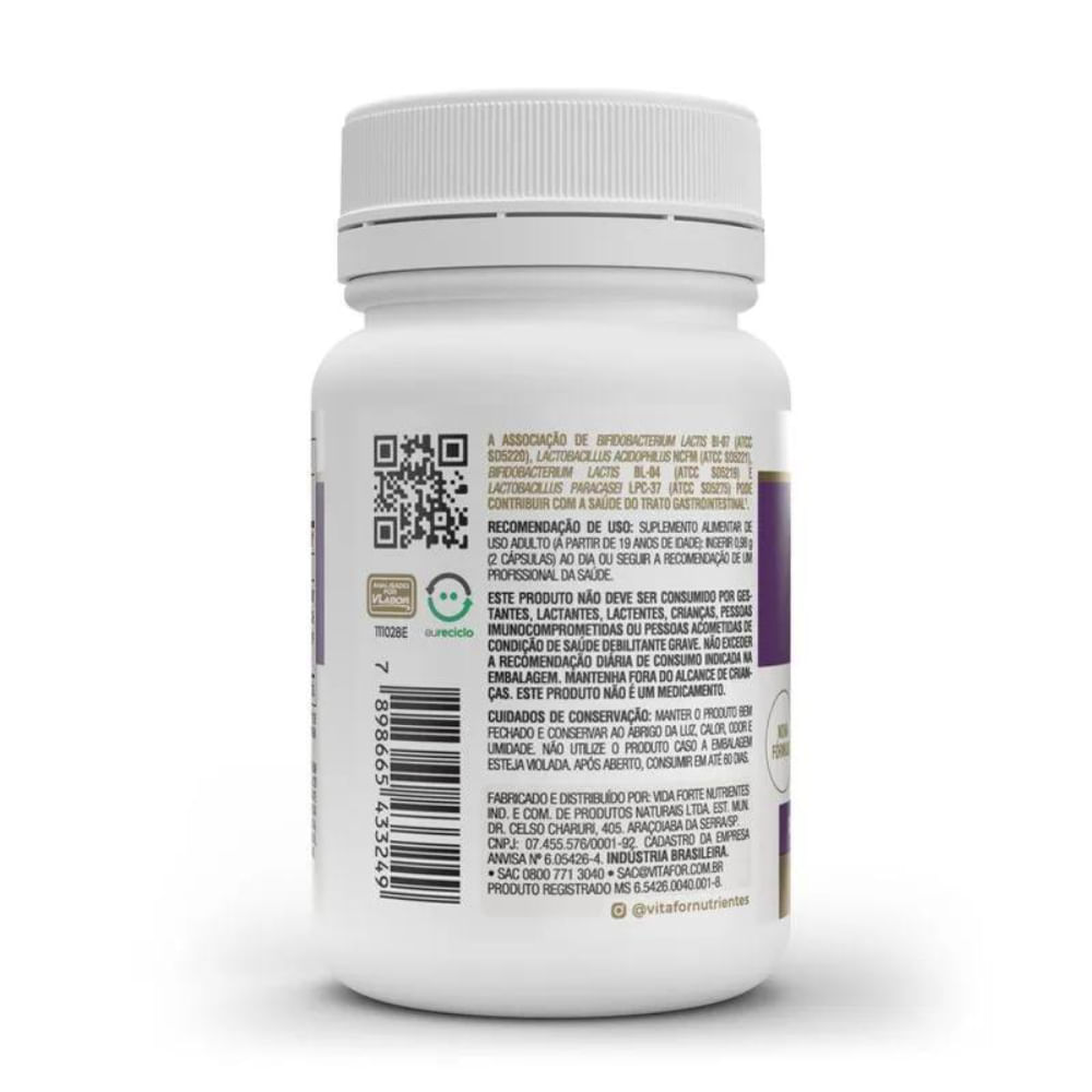 PROBIÓTICO SIMFORT PLUS VITAFOR 30 CÁPSULAS