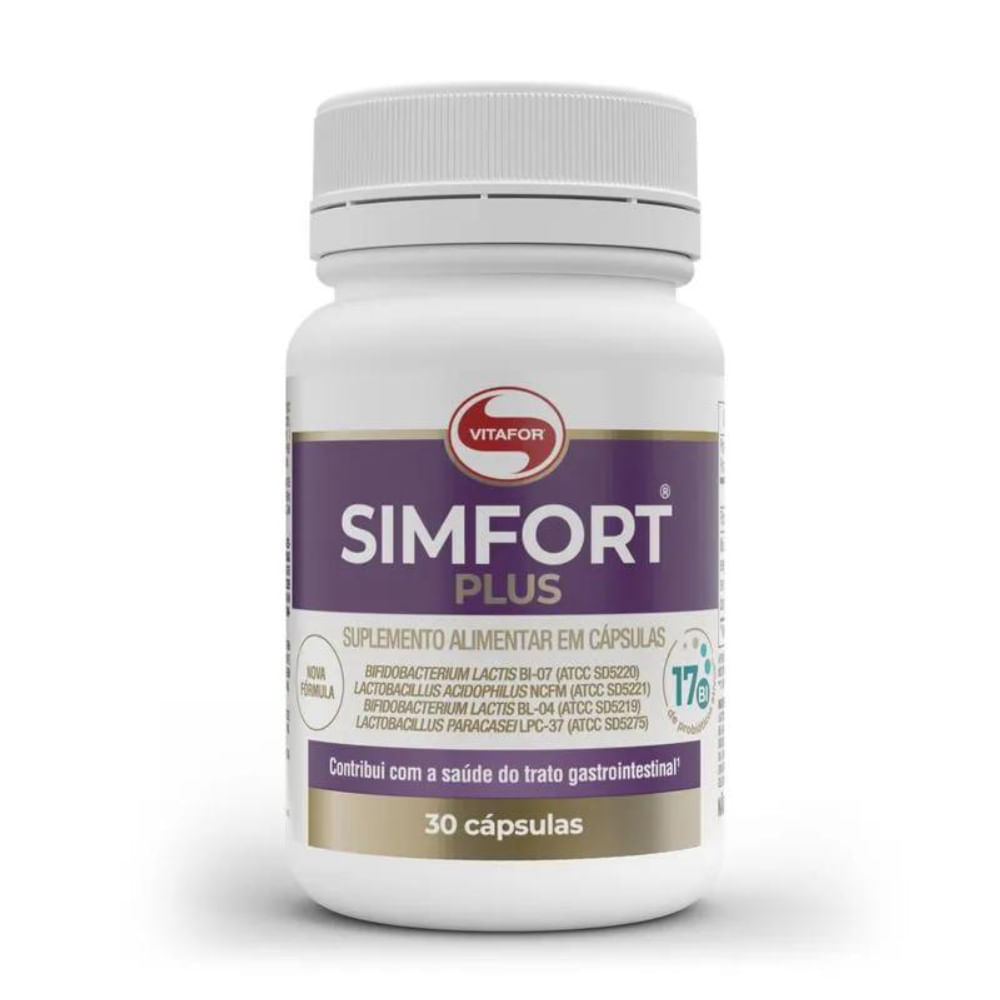 PROBIÓTICO SIMFORT PLUS VITAFOR 30 CÁPSULAS