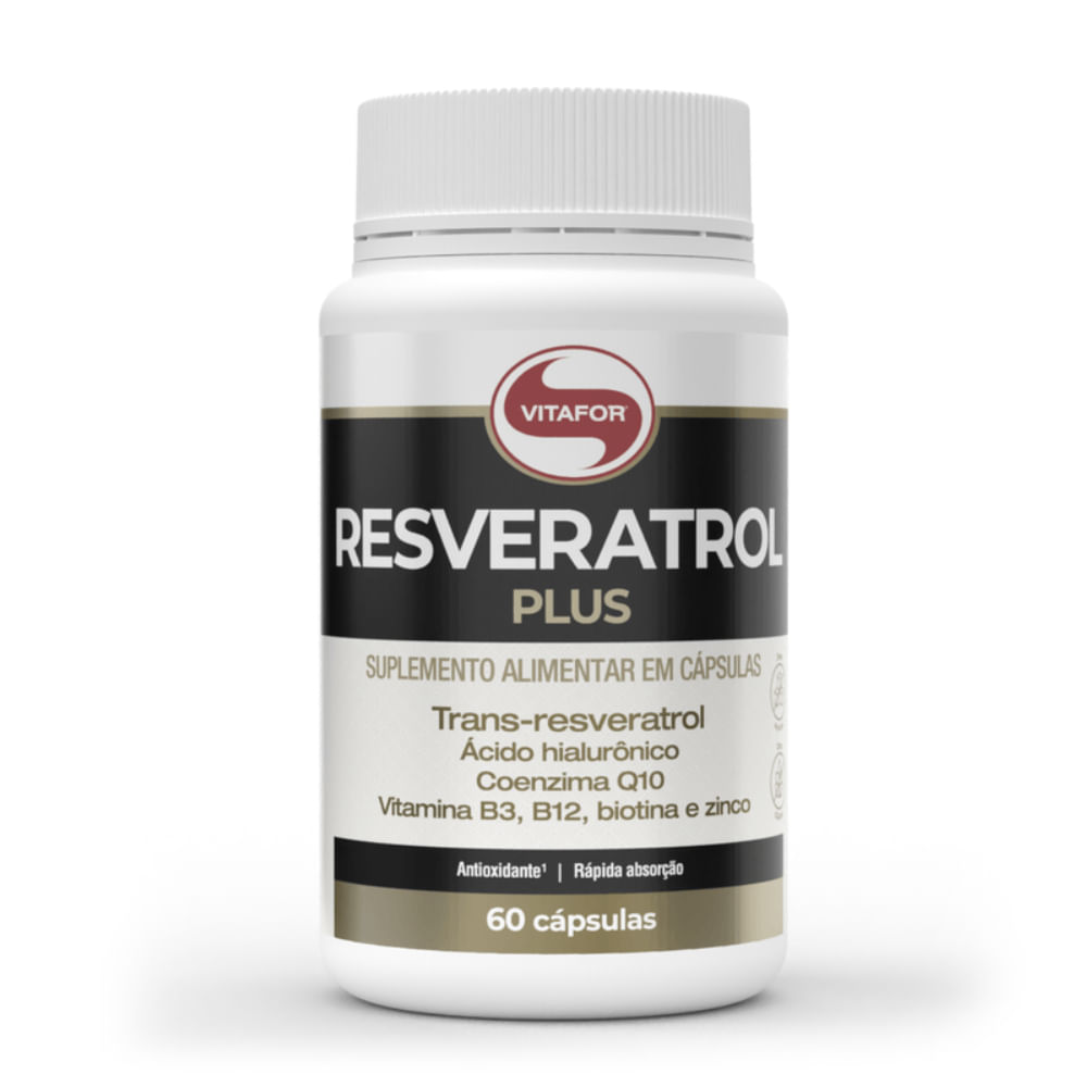 KIT 4 RESVERATROL PLUS VITAFOR 60 CÁPSULAS
