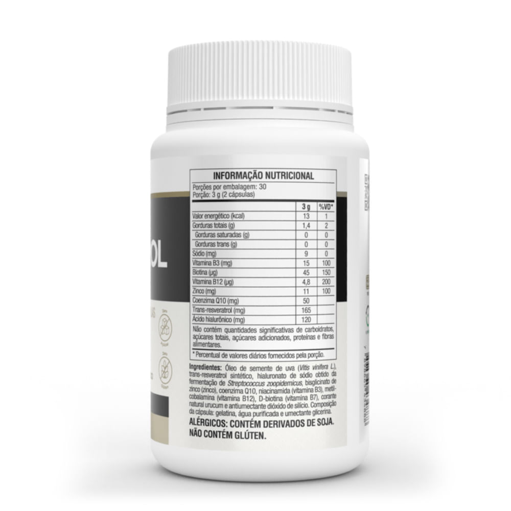 KIT 4 RESVERATROL PLUS VITAFOR 60 CÁPSULAS