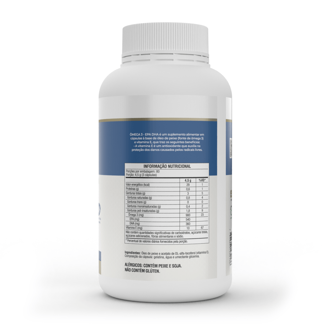 KIT 2 ÔMEGA 3 EPA DHA VITAFOR 240 CÁPSULAS CADA