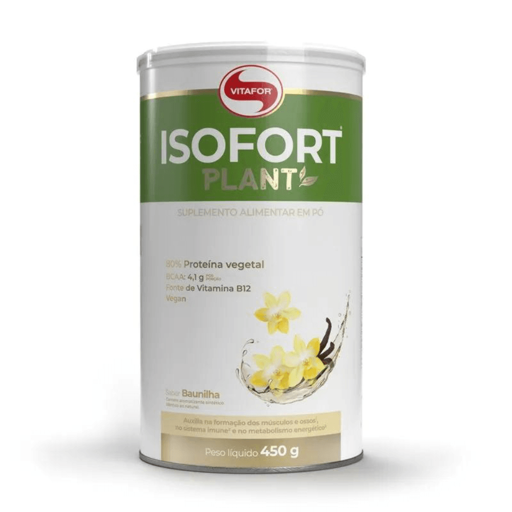 ISOFORT PLANT BAUNILHA VITAFOR 450g