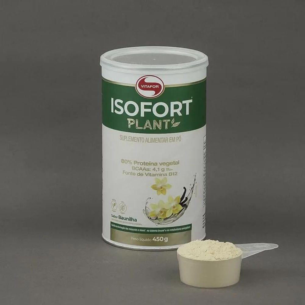 ISOFORT PLANT BAUNILHA VITAFOR 450g