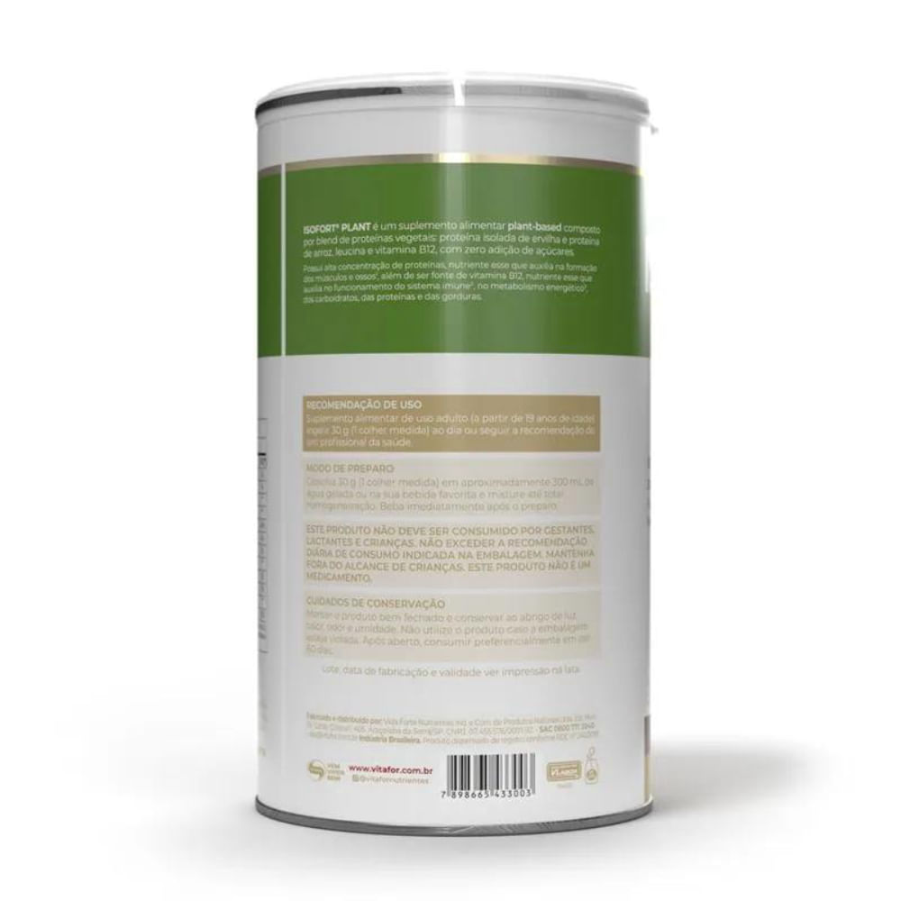 ISOFORT PLANT PAÇOCA VITAFOR 450g