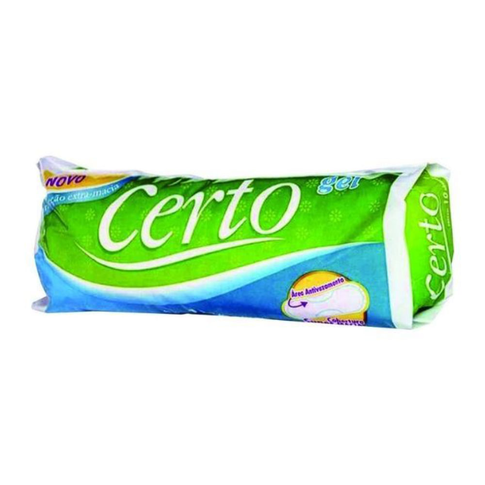 Absorvente Certo Gel 8 Unidades