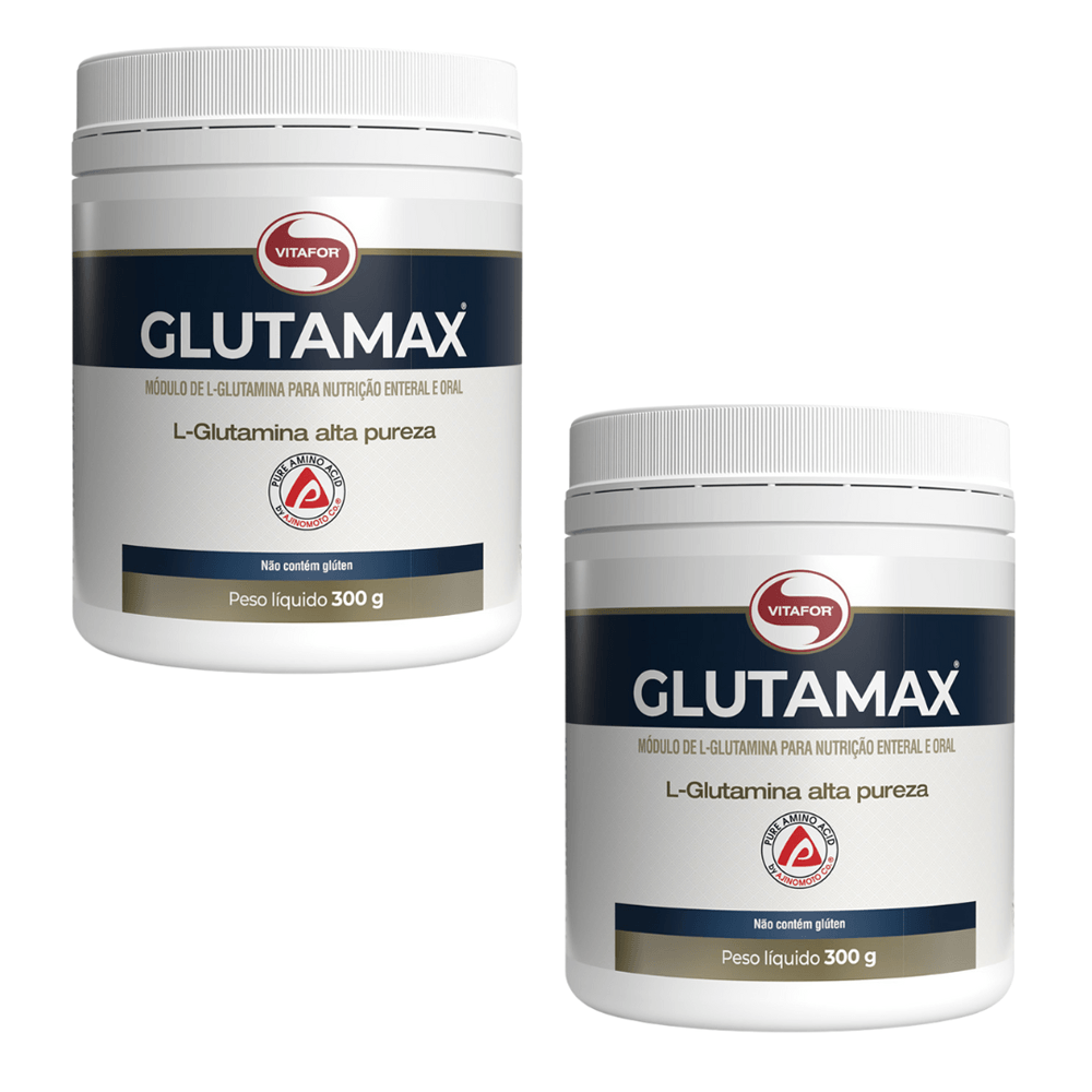 KIT 2 GLUTAMAX VITAFOR 300g CADA