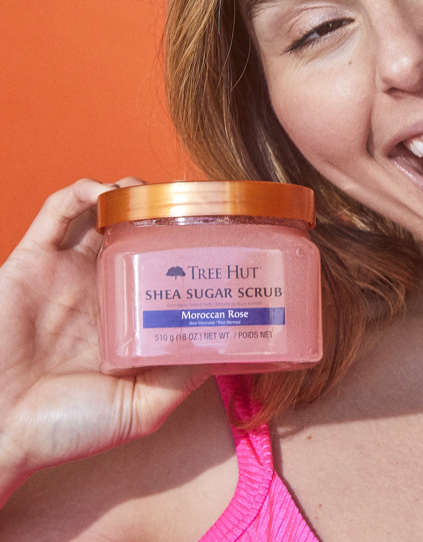 Esfoliante Shea Sugar Scrub Moroccan Rose Tree Hut 510g