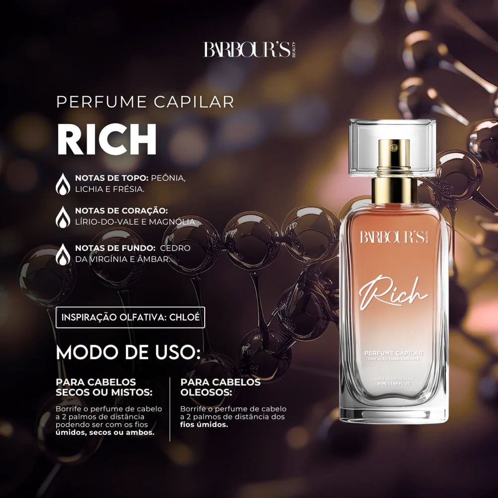 Perfume Capilar Barbour's Beauty