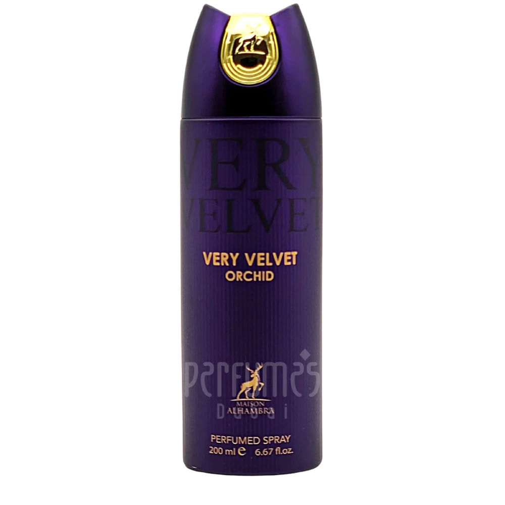 Desodorante Spray Feminino Very Velvet Orchid Maison Alhambra 200ml