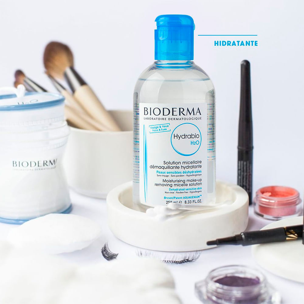 Água Micelar Facial Hidratante Bioderma Hydrabio H2O 250ml