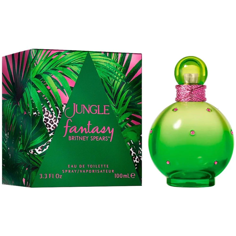 Perfume Feminino Fantasy Jungle Britney Spears Eau De Toilette 100ml