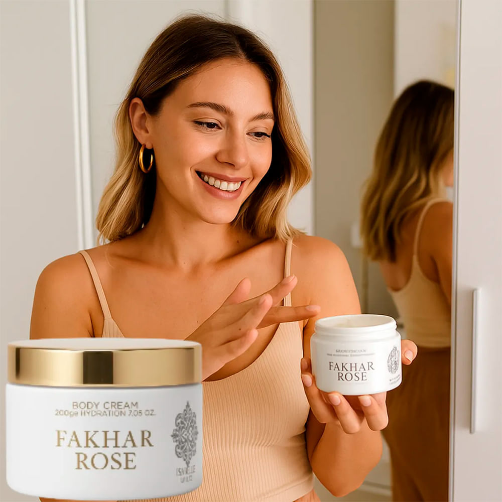 Hidratante Corporal Fakhar Rose Isabelle La Belle 200g