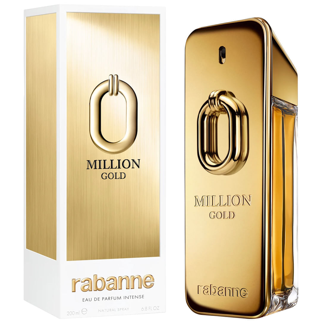 Paco Rabanne Million Gold Eau De Parfum Intense Perfume Masculino 200ml