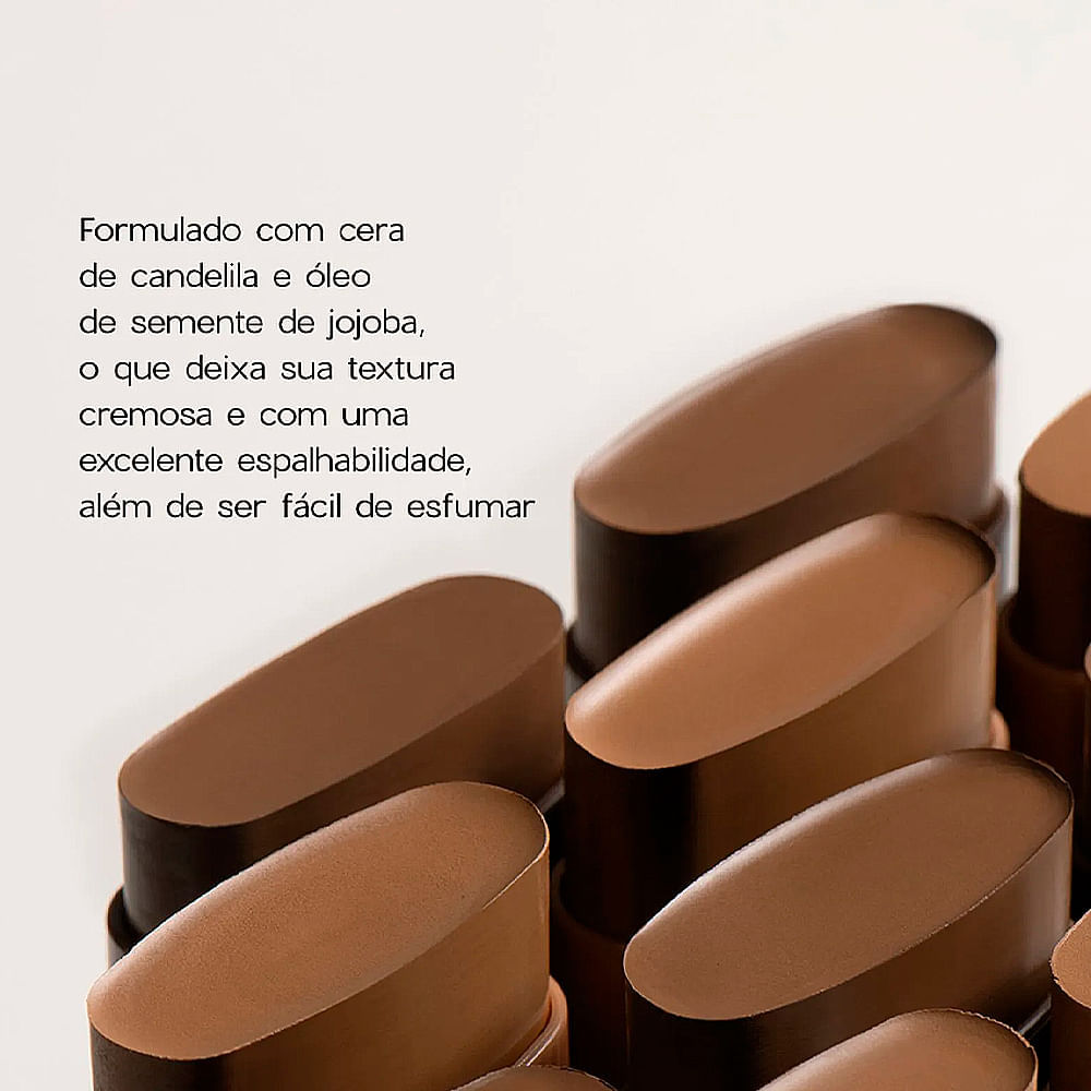Stick Bf Limited - Contorno em Bastão Marrom Médio Océane 14g