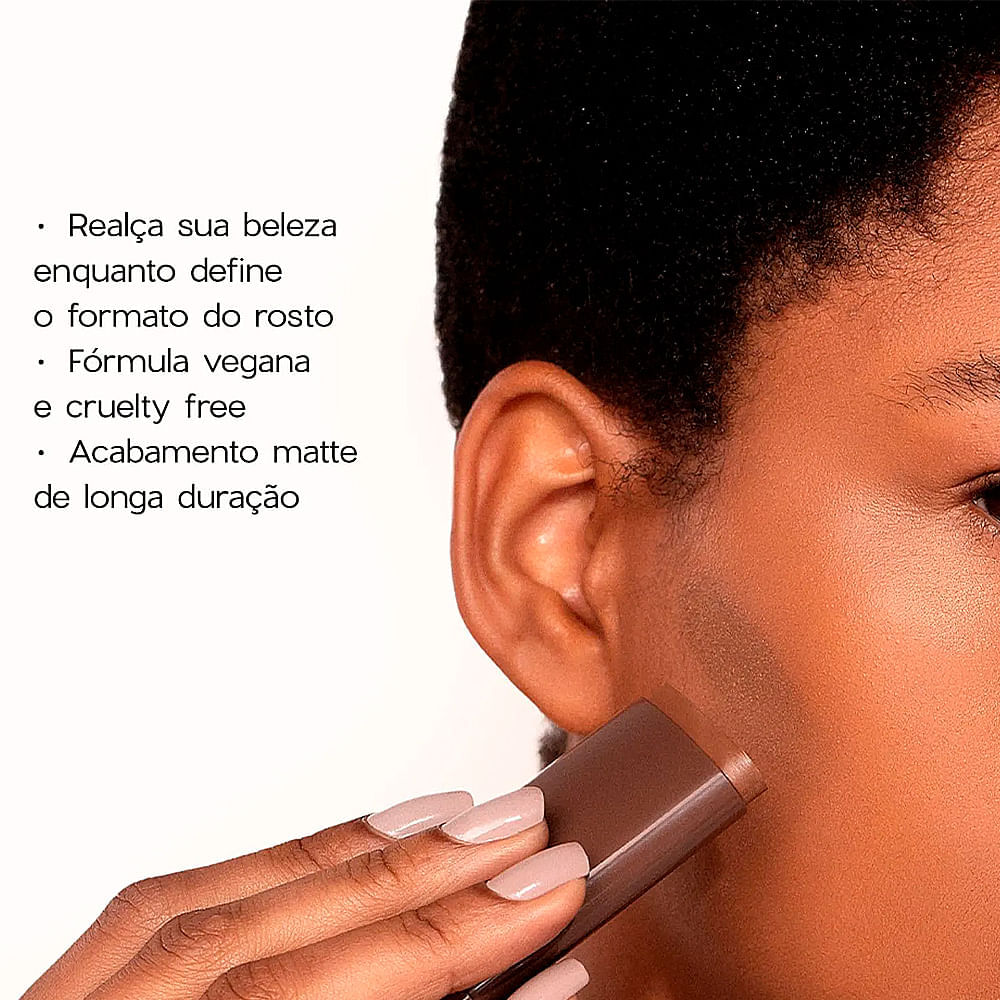 Stick Bf Limited - Contorno em Bastão Marrom Médio Océane 14g