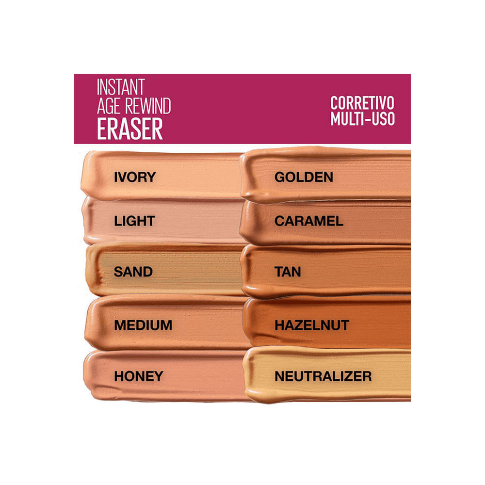 Corretivo líquido Instant Age Maybelline Honey 5,9ml