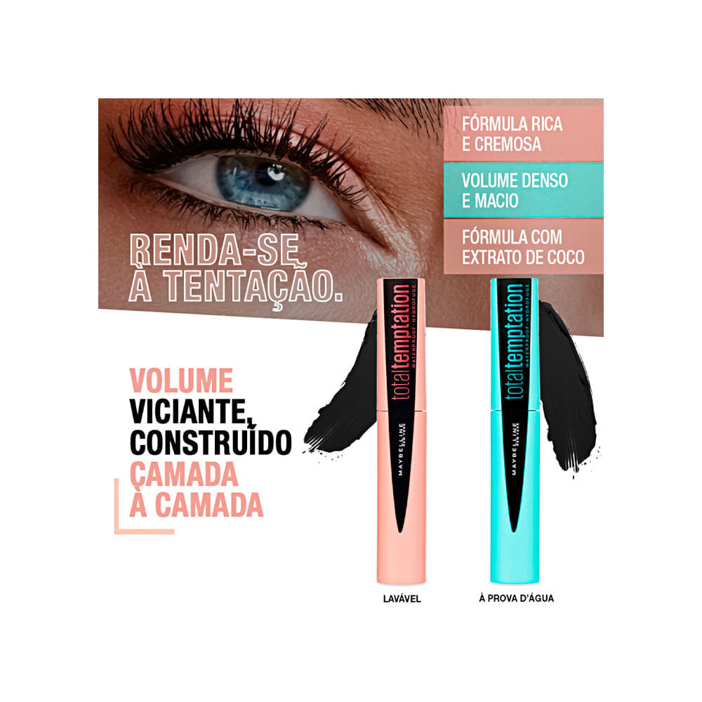 Máscara para Cílios Maybelline Black 8,25ml