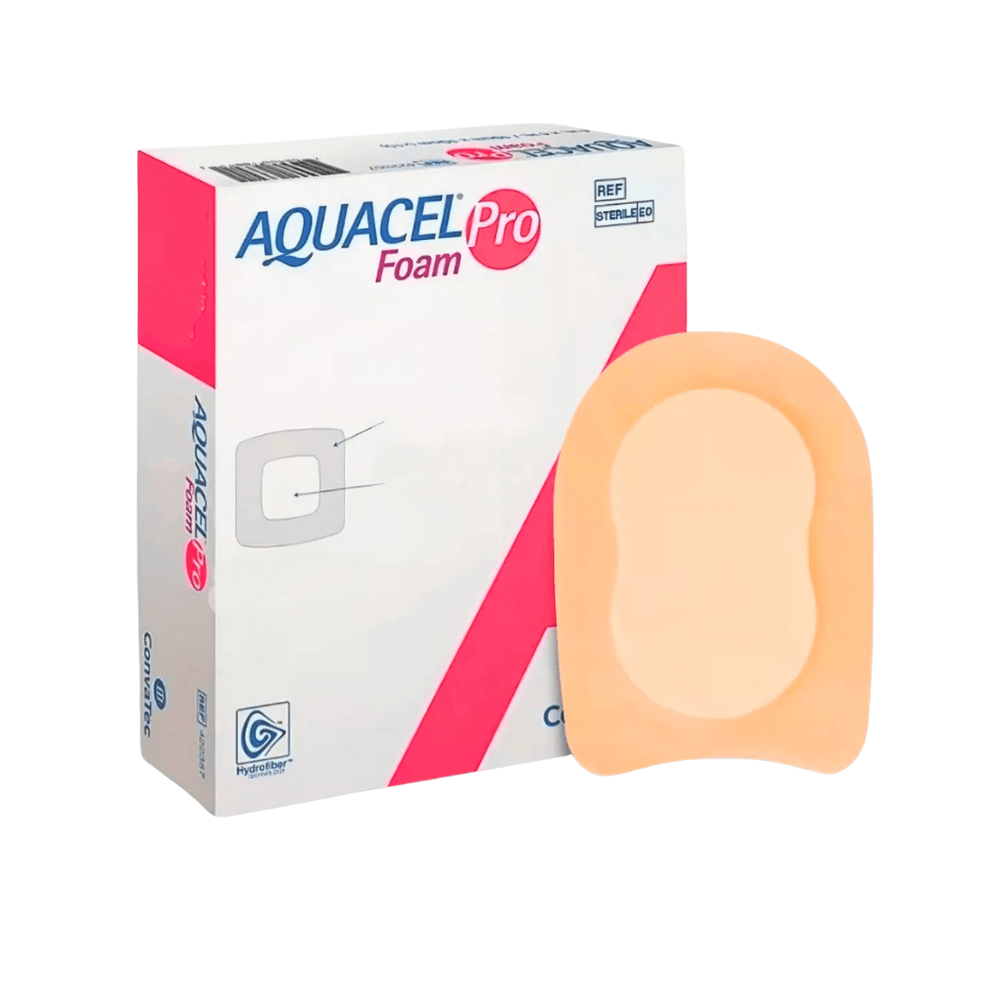Curativo Aquacel FoamPro Heel Espuma com Tecnologia Hydrofiber 19,8x14cm