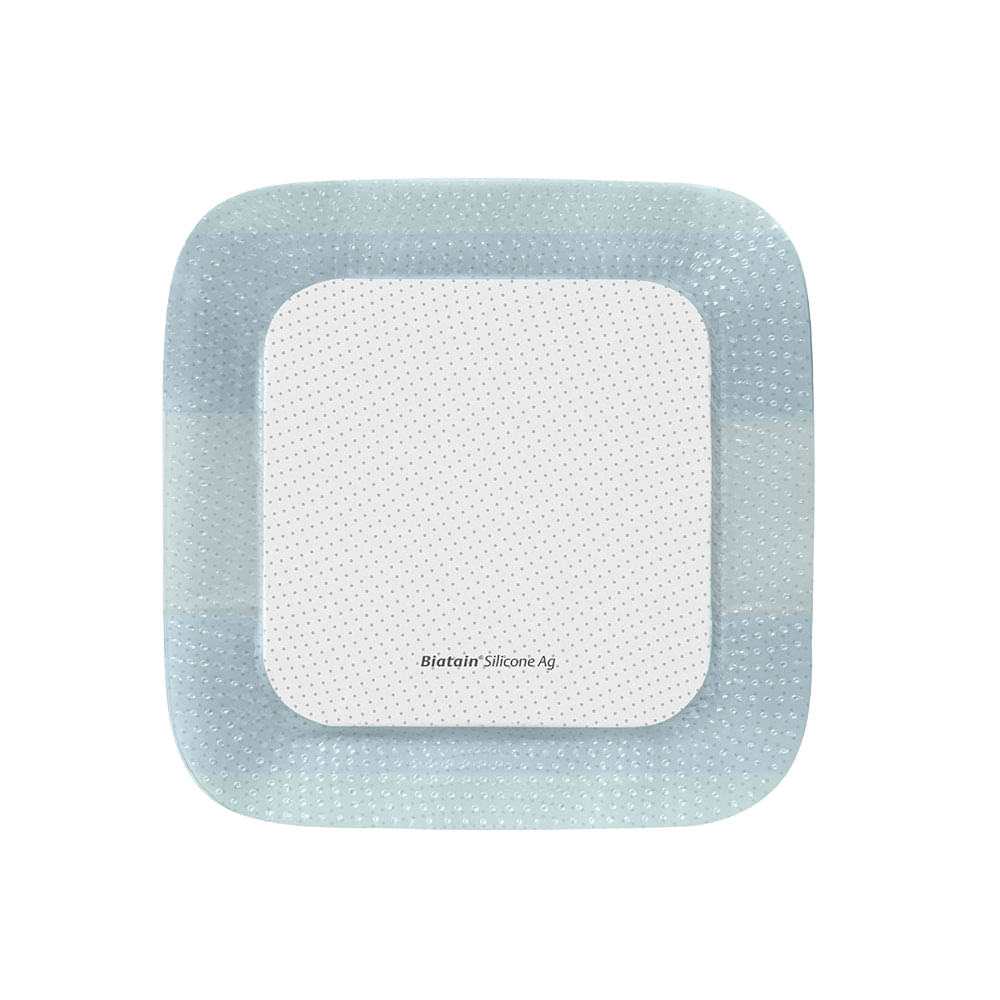 Curativo Silicone Ag 12,5x12,5 Biatain 5 Unidades