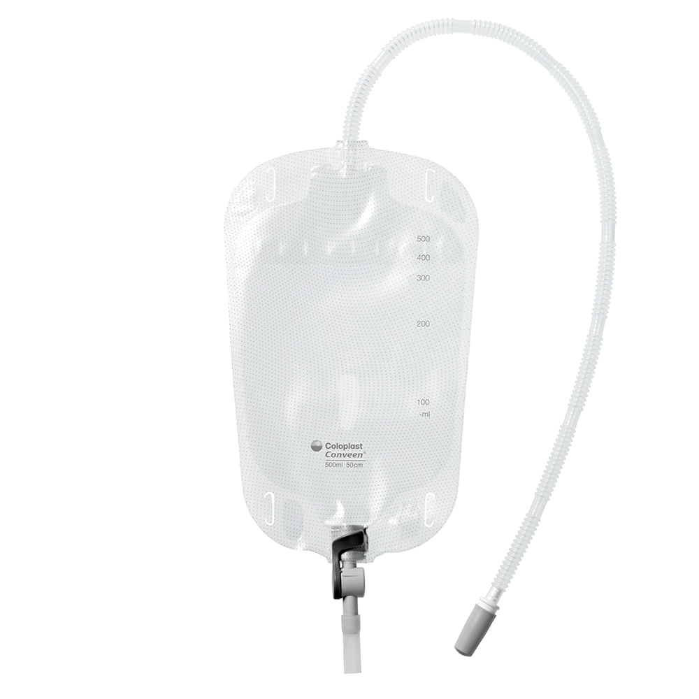 Bolsa Coletora De Urina De Perna Security Tubo 500ml Estéril 10 Unidades