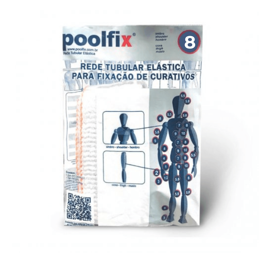 Rede Tubular Elastica Calibre 8 66mm 1 Metro