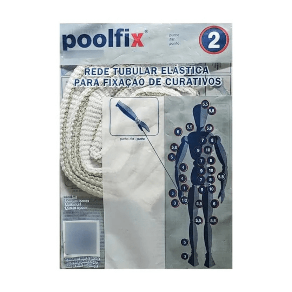 Rede Tubular Elastica Calibre 2 17mm Ref 2,0-01