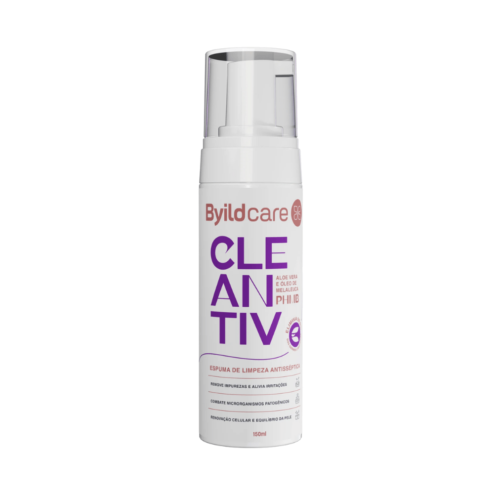 Espuma de Limpeza Phmb Antisseptica Cleantiv Byildcare 150ml